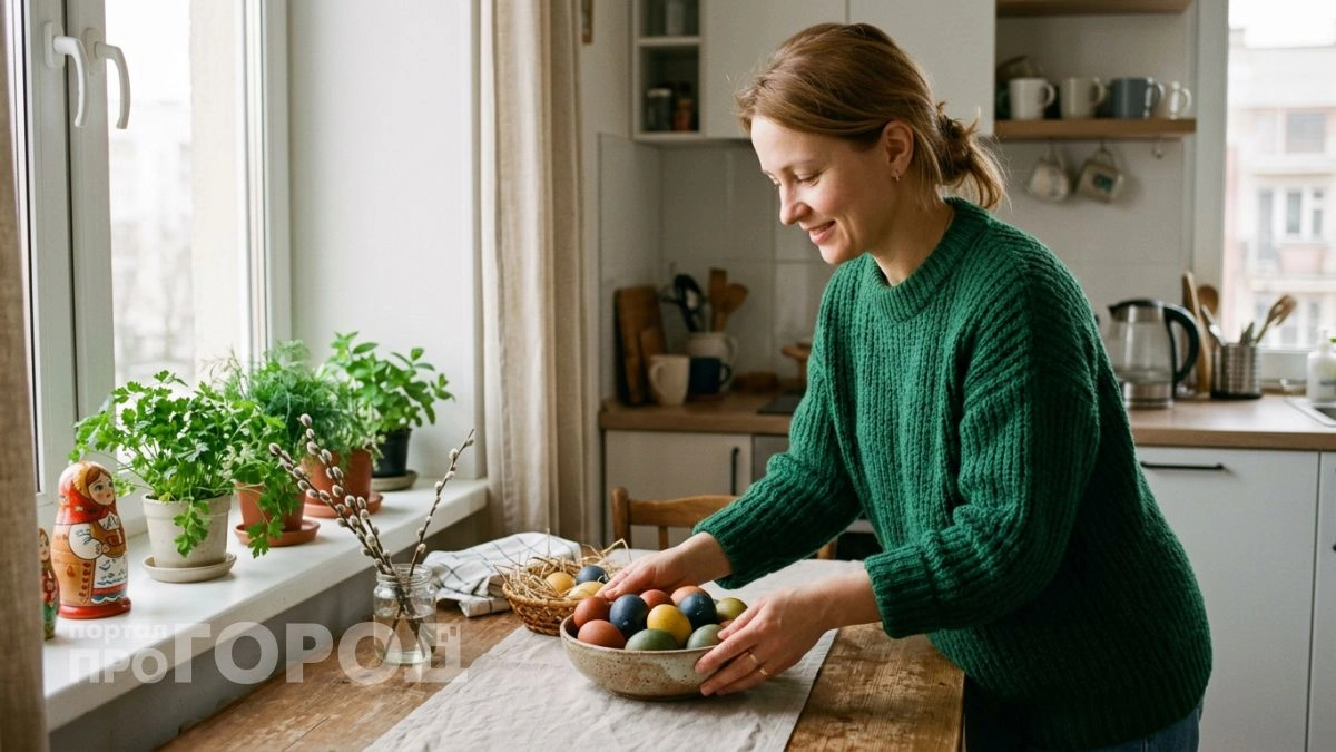 Перестала покупать красители для яиц с тех пор как открыла банку с куркумой и пакет каркаде на кухне