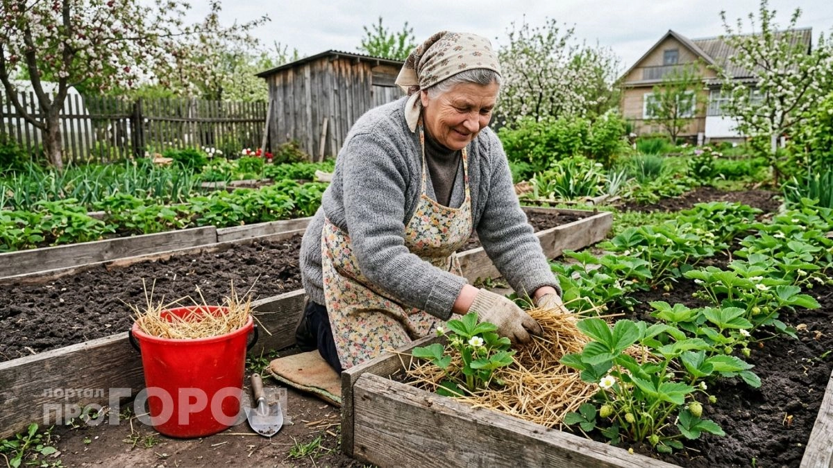 Бабушка всегда кидает горсть этой смеси в землю, и клубника как с картинки: ягоды крупные и ароматные
