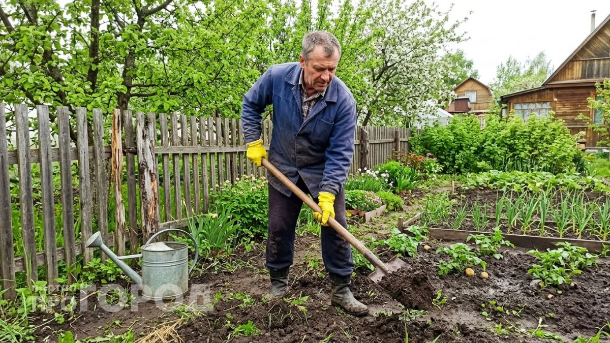  Заставил деда на даче выкинуть лейку: установил эту вещь и урожай вымахал в 2 раза