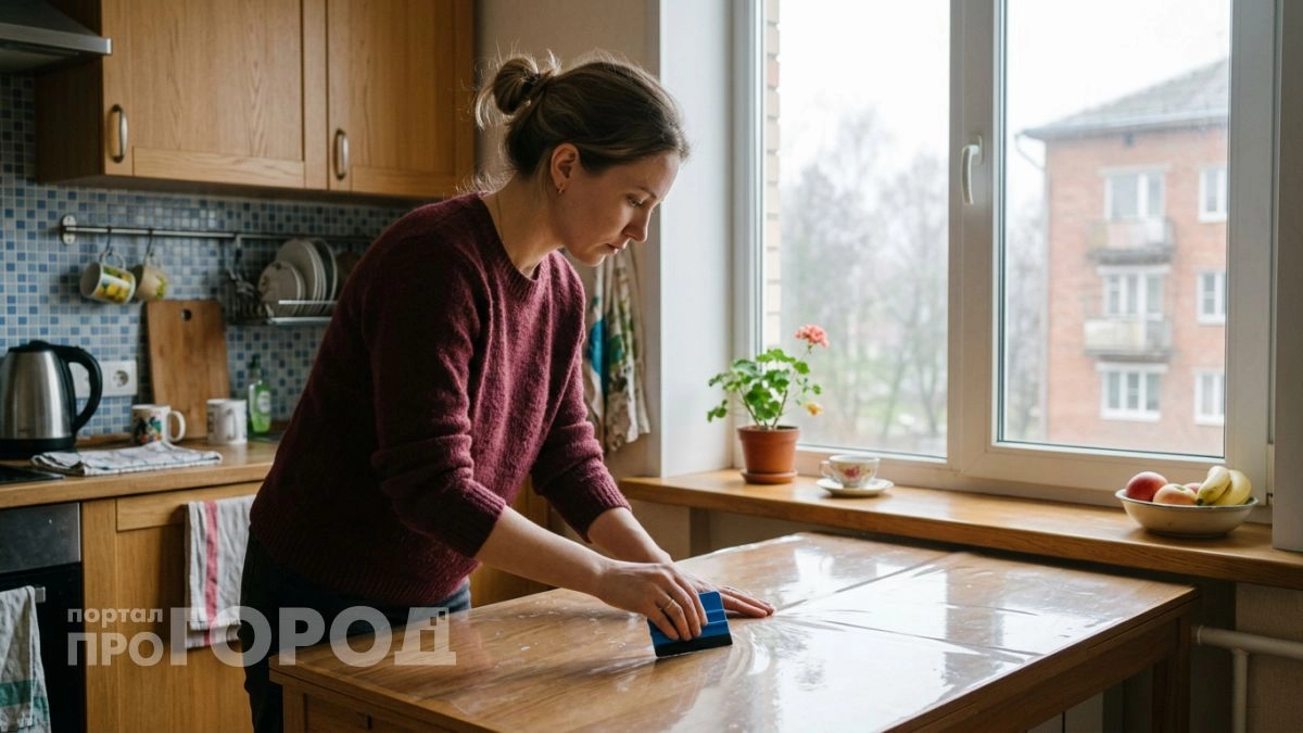 Нашла в Чижике гибкое стекло за копейки и навсегда убрала клеенку со стола — красота и защита в одном