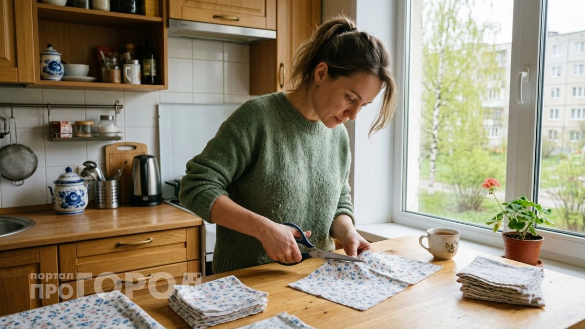 Раньше рвала старые простыни на тряпки, а теперь делаю из них шесть нужных вещей для дома без шитья