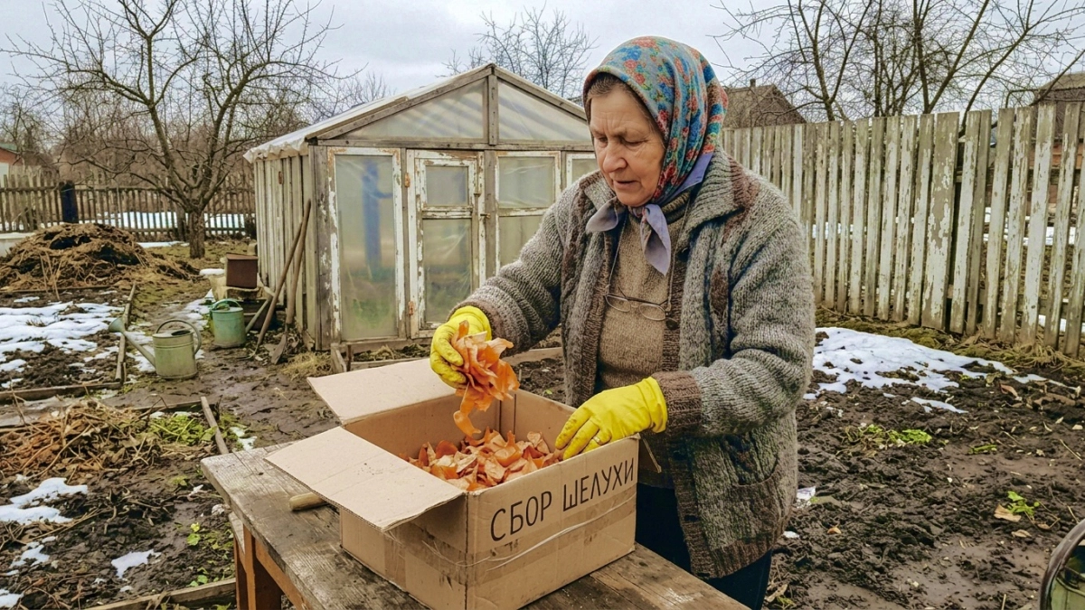 Годовой запас шелухи превращаю в дачный лайфхак, который экономит тысячи рублей на удобрениях