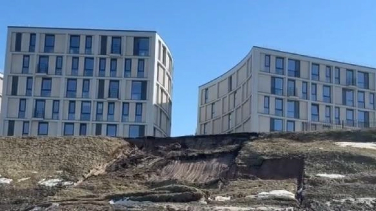 Новый оползень в центре Нижнего Новгорода: склон у IT-кампуса размыло дождями