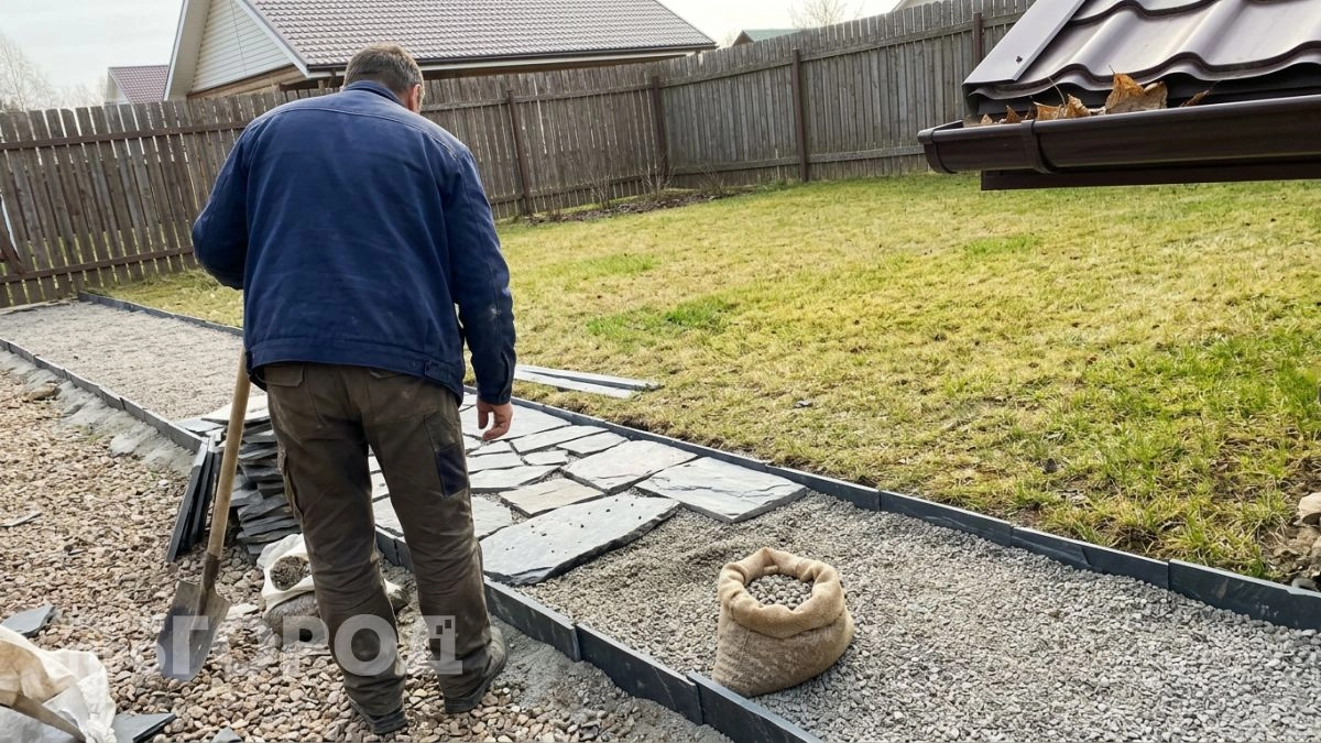 Три слоя вместо бетона и арматуры — так финны делают садовые дорожки, которые не трескаются десятилетиями