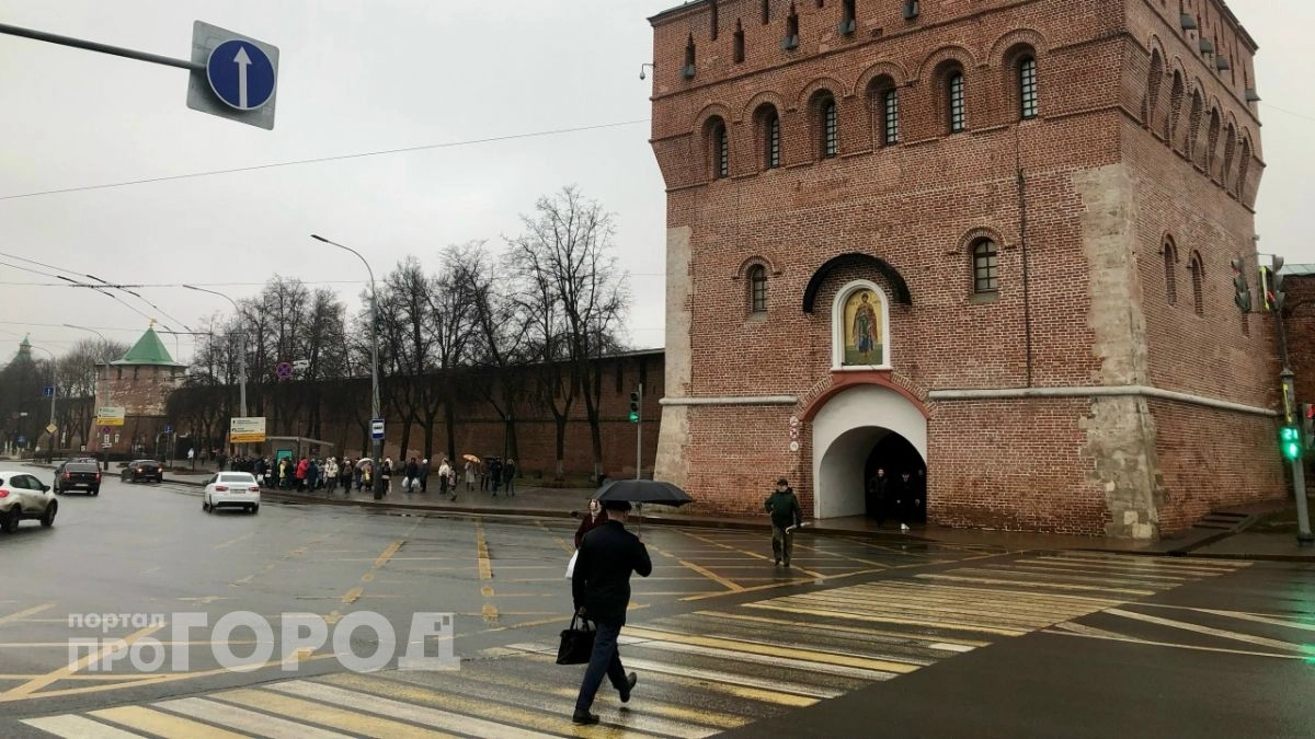 Дождливое воскресенье ожидает нижегородцев