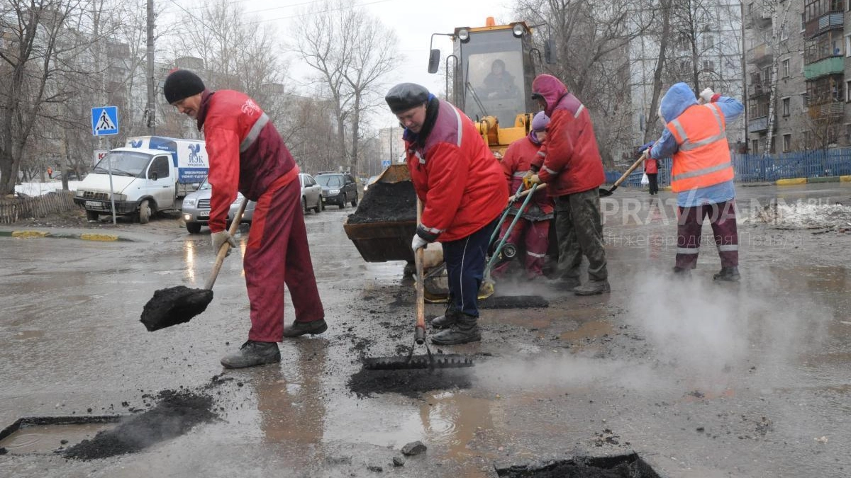 Нижний Новгород приведут в порядок к лету: работы идут круглосуточно