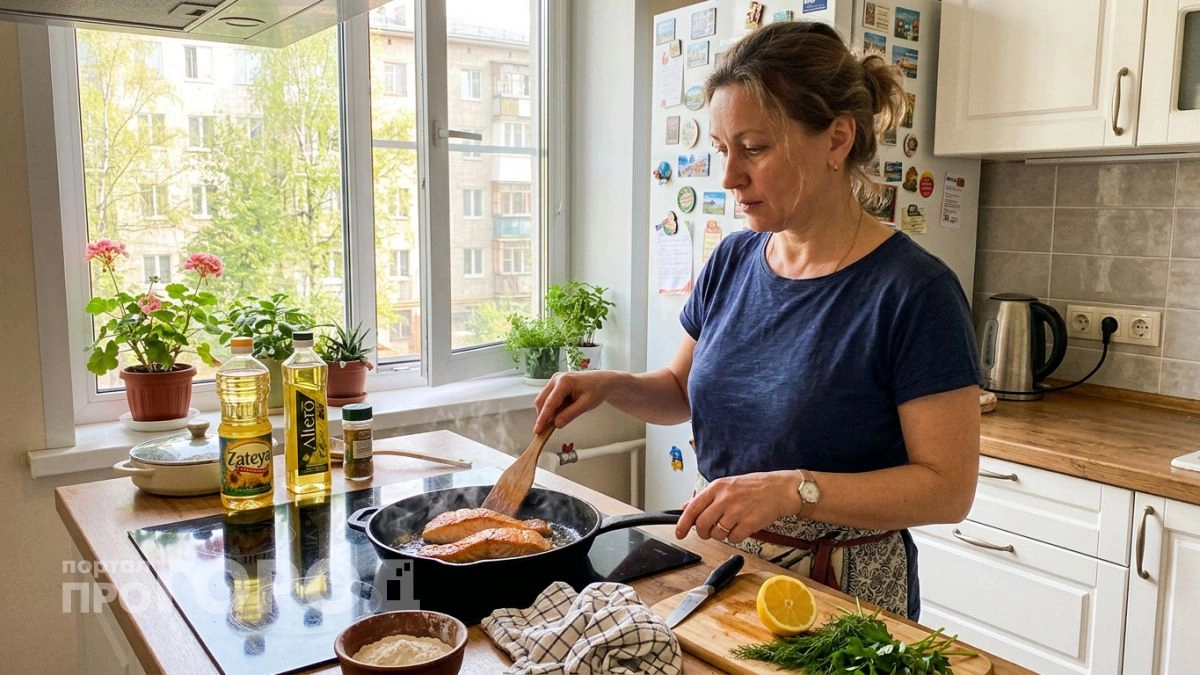 Заменила привычное масло на это при жарке рыбы: муж перестал заказывать стейки и просит добавку каждый вечер