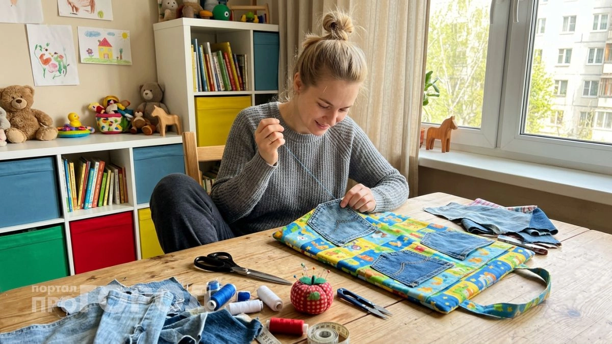 Хватит выбрасывать джинсовые карманы: как превратить ненужный лоскут в полезный органайзер для дома за минуты