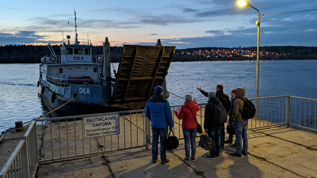 Паром ушёл раньше срока: пассажиры не смогли вернуться домой