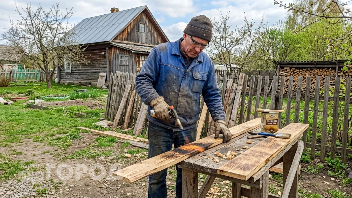 Забудьте про дорогую химию: этот простой состав сохранит дерево крепким на целую сотню лет без единого гвоздя