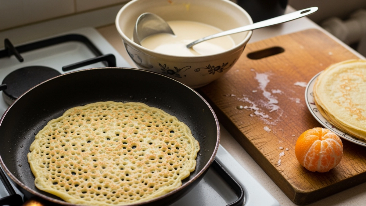 Ажурные блинчики без заморочек за 10 минут - рецепт бабушки, который получается всегда 