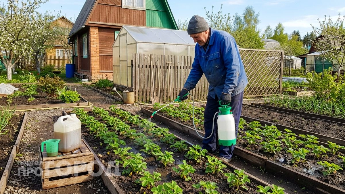 Забыла про долгоносика на все лето: смешиваю три аптечных средства за копейки и спасаю каждый кустик клубники