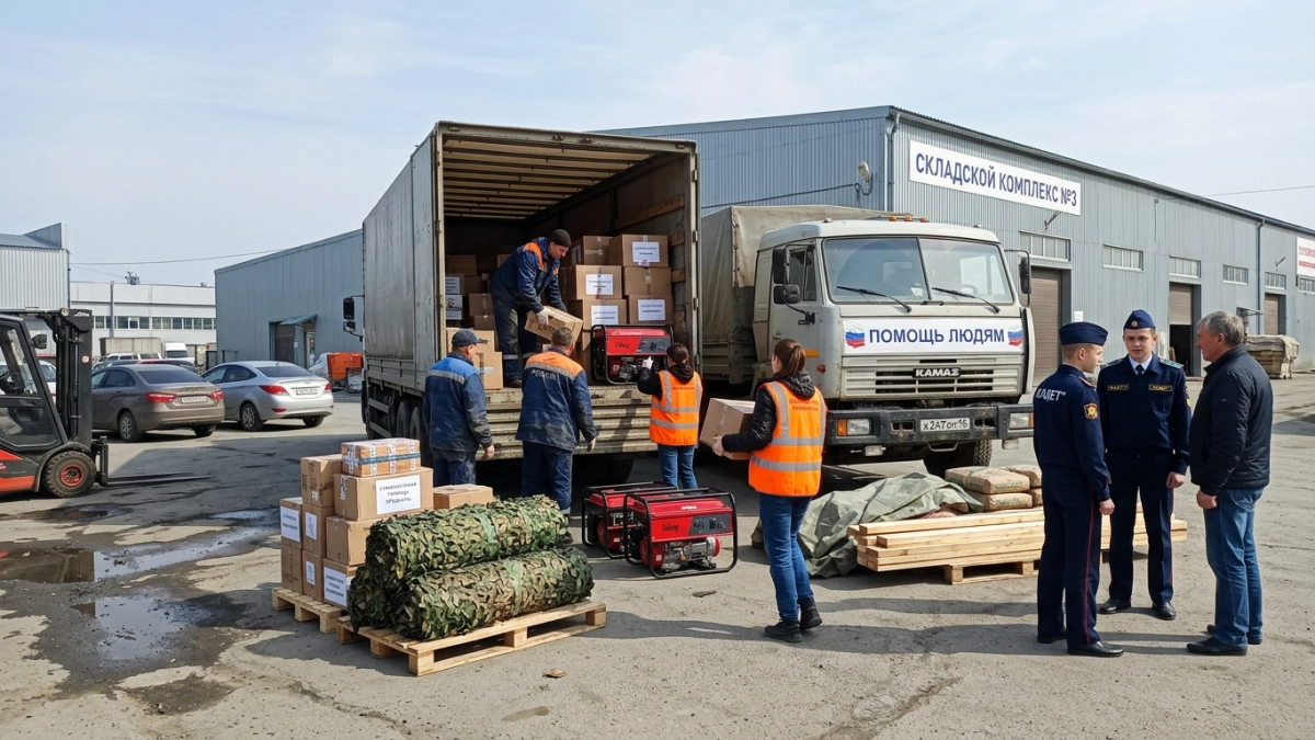 Нижний Новгород отправил более 40 тонн гумпомощи в брянское приграничье