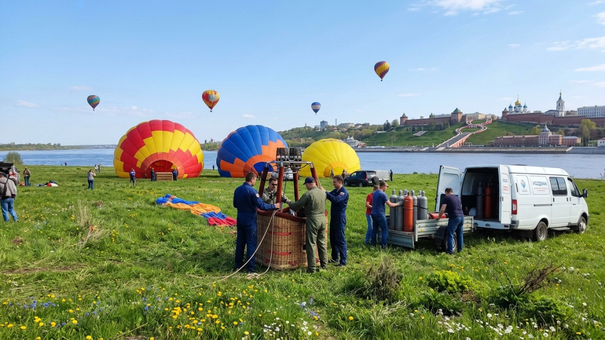 Единственный мегаполис России: в Нижнем летают на аэростатах со всего мира