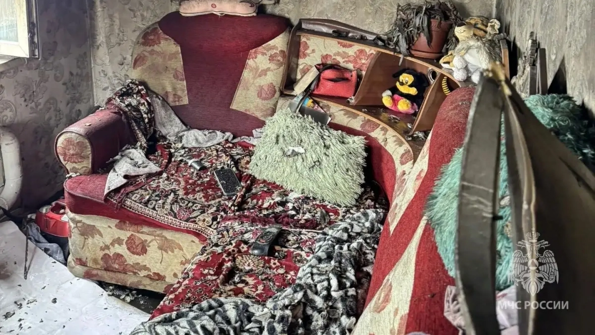 Мужчина и женщина пострадали из-за пожара в двухэтажном доме в Павловском районе