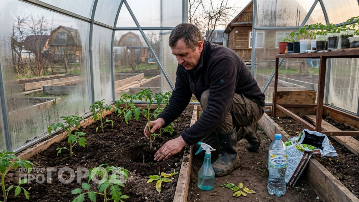 Перестала ждать майского тепла: высаживаю томаты в теплицу при ночных пяти градусах и собираю урожай раньше всех