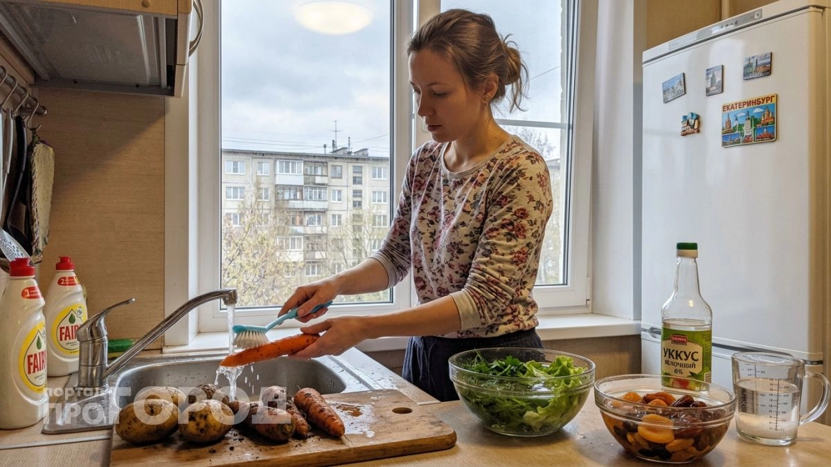 Перестаньте тратить время на простое споласкивание: этот способ удаляет воск и химию с яблок за секунды