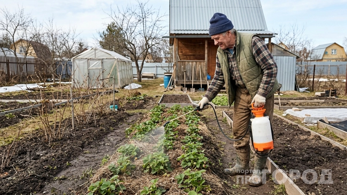 Наконец-то понял, как обрабатывать клубнику весной: 3 шага в апреле — и куст дает по 1,5 кг сочных ягод