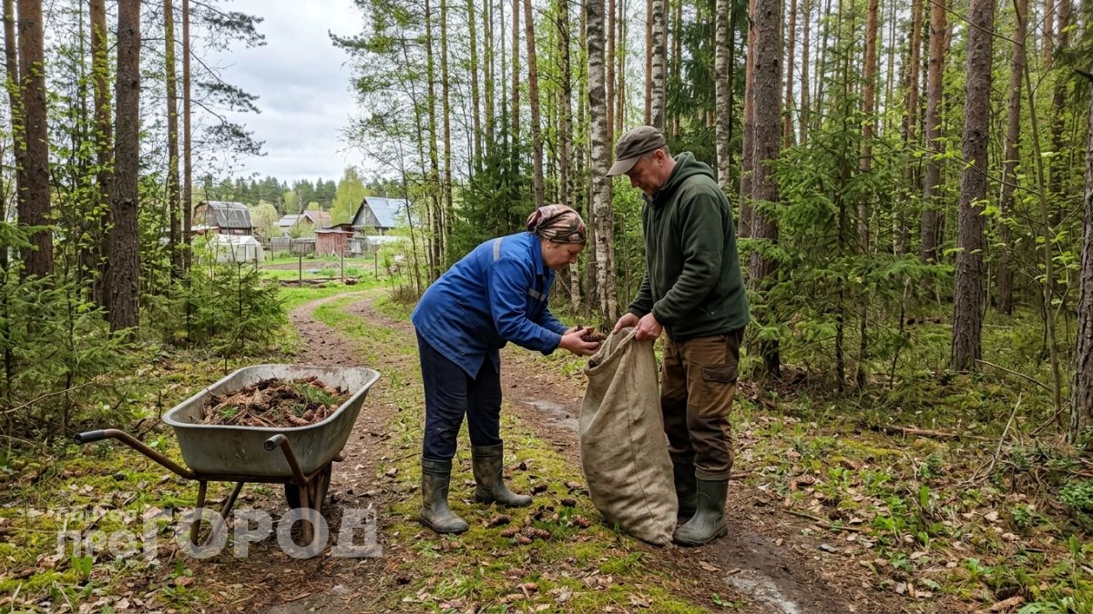 Весной перестала тратить деньги на удобрения: собираю в лесу мешки шишек и получаю рекордный урожай овощей