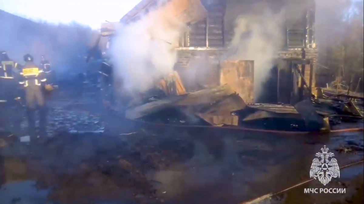 Четыре дома горели накануне в Кстовском районе