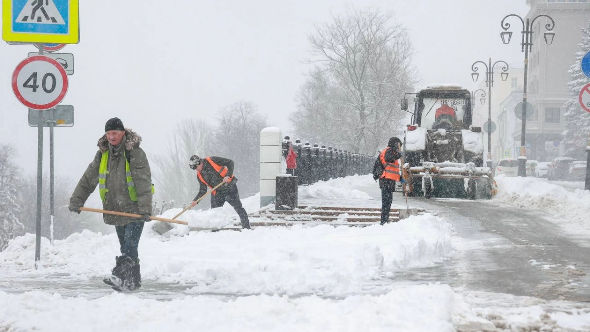 Снежный покров в Нижнем Новгороде достиг 27 сантиметров