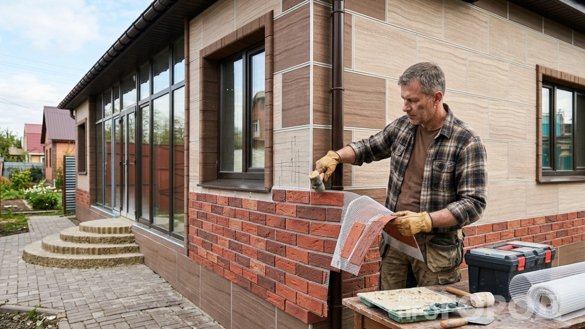 Сайдинг и OSB покинули "чат" трендов: строители нашли новый тонкий фасадный материал — идеален в монтаже и смотрится солидно
