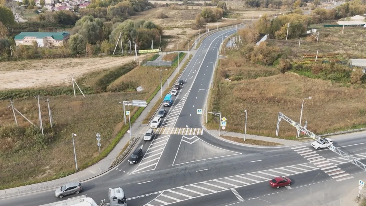 В Нижнем Новгороде готовность второго этапа реконструкции подъезда к деревне Анкудиновка достигла 40%