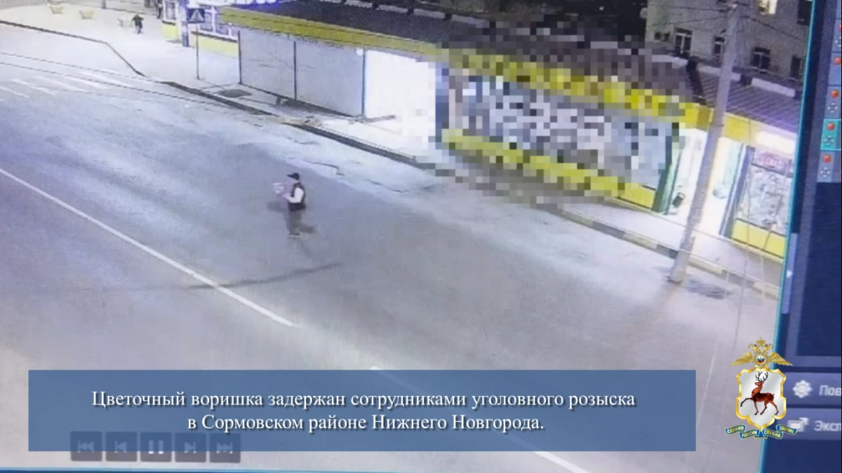 Нижегородец взломал магазин, чтобы порадовать прохожих цветами 