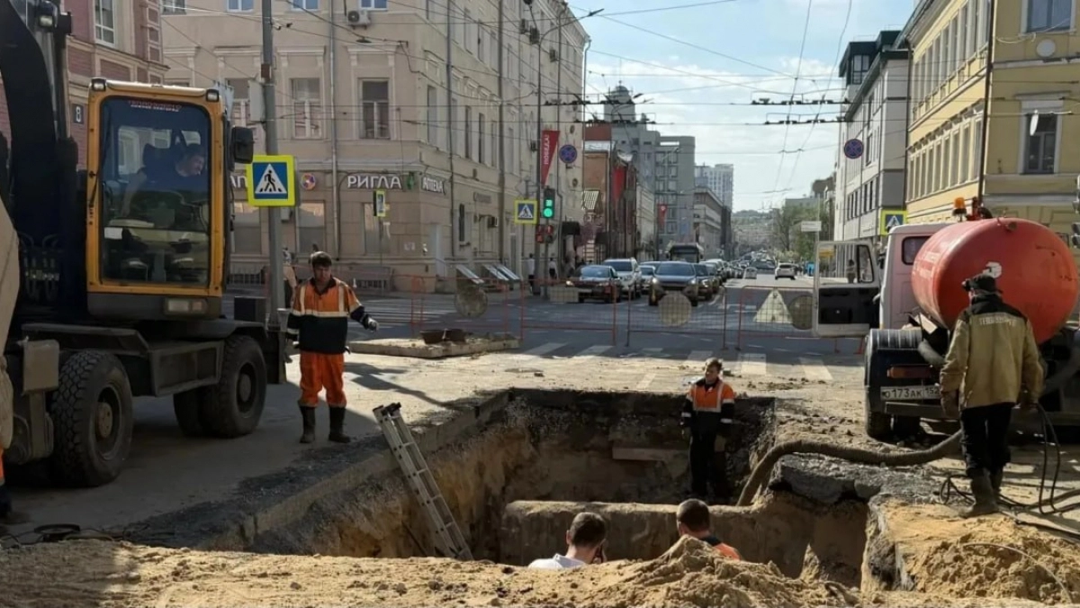 В центре Нижнего Новгорода продлят перекрытие дороги из-за ремонта
