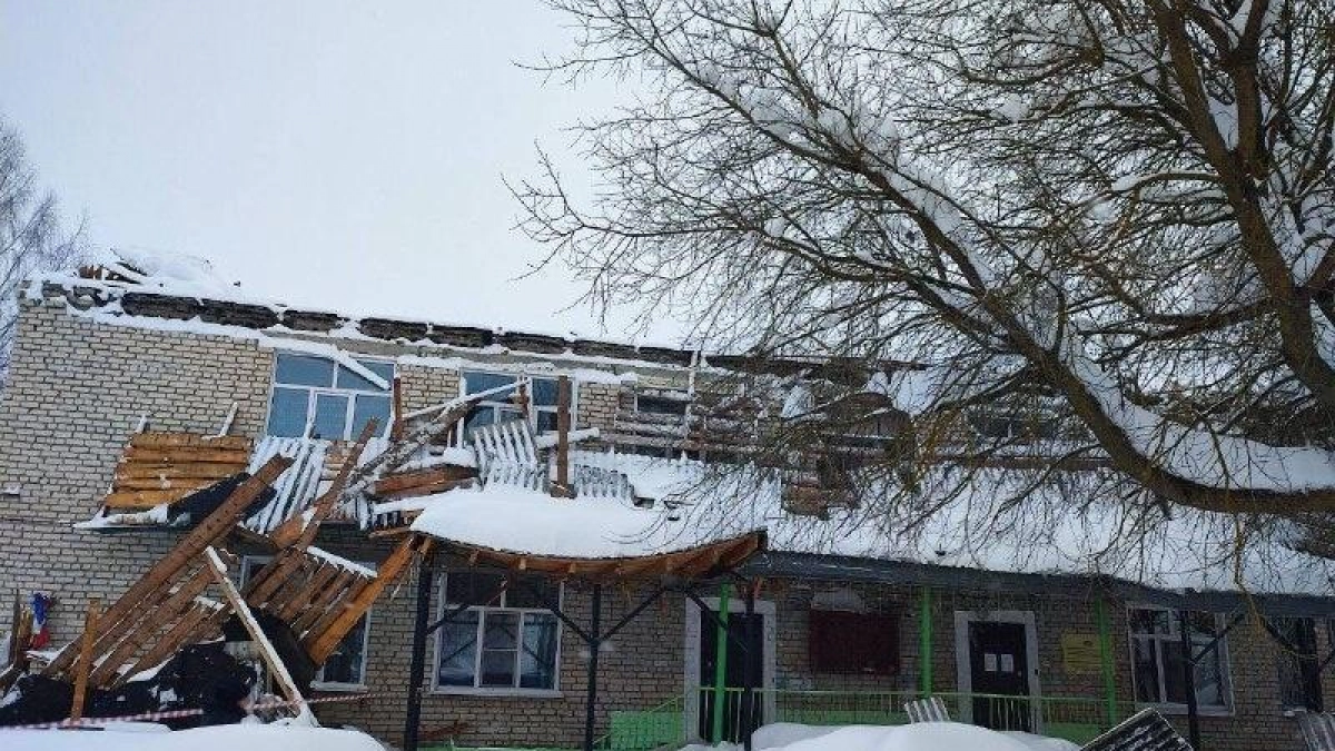 Заведующая детсадом в Лукоянове пойдёт под суд из-за снега на крыше