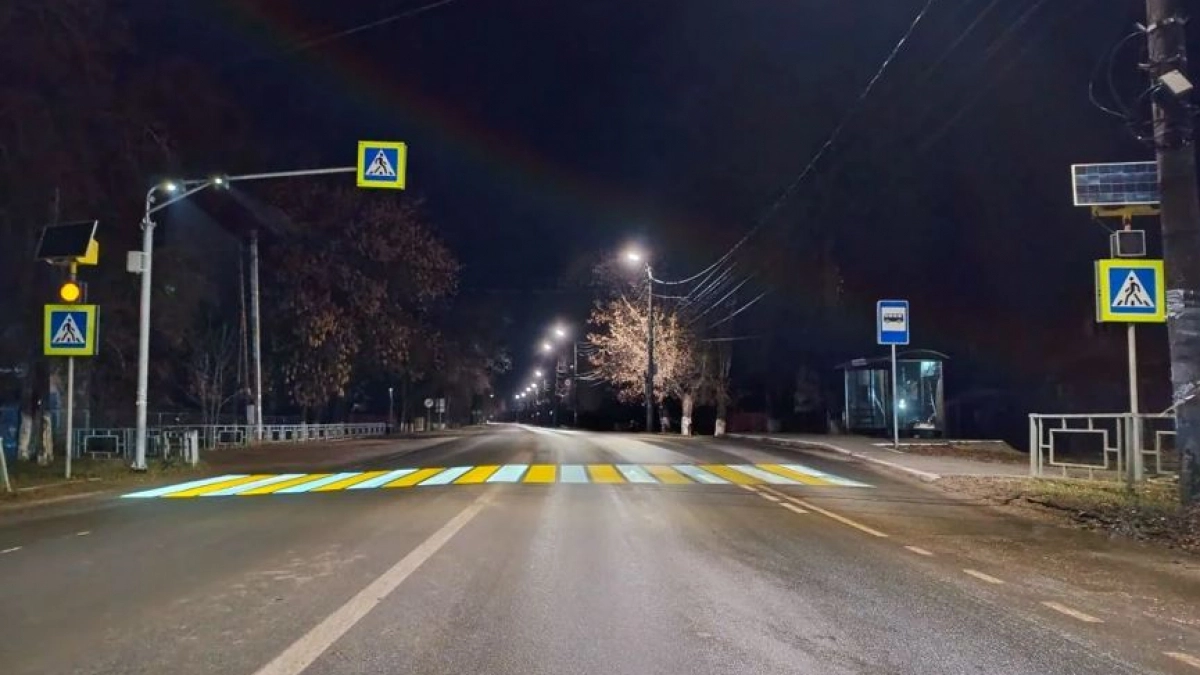 В этом году в Нижегородской области обустроят 111 пешеходных переходов на региональных и местных дорогах