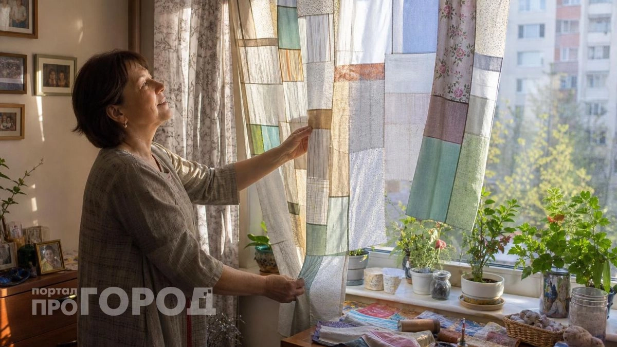 Больше не трачусь на декор: лоскутные шторы из остатков ткани делают интерьер по-настоящему уютным
