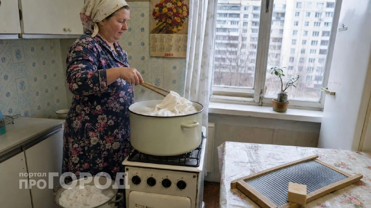 Зачем в СССР варили белье с синькой и крахмалом: проверенный способ, который работал лучше порошков