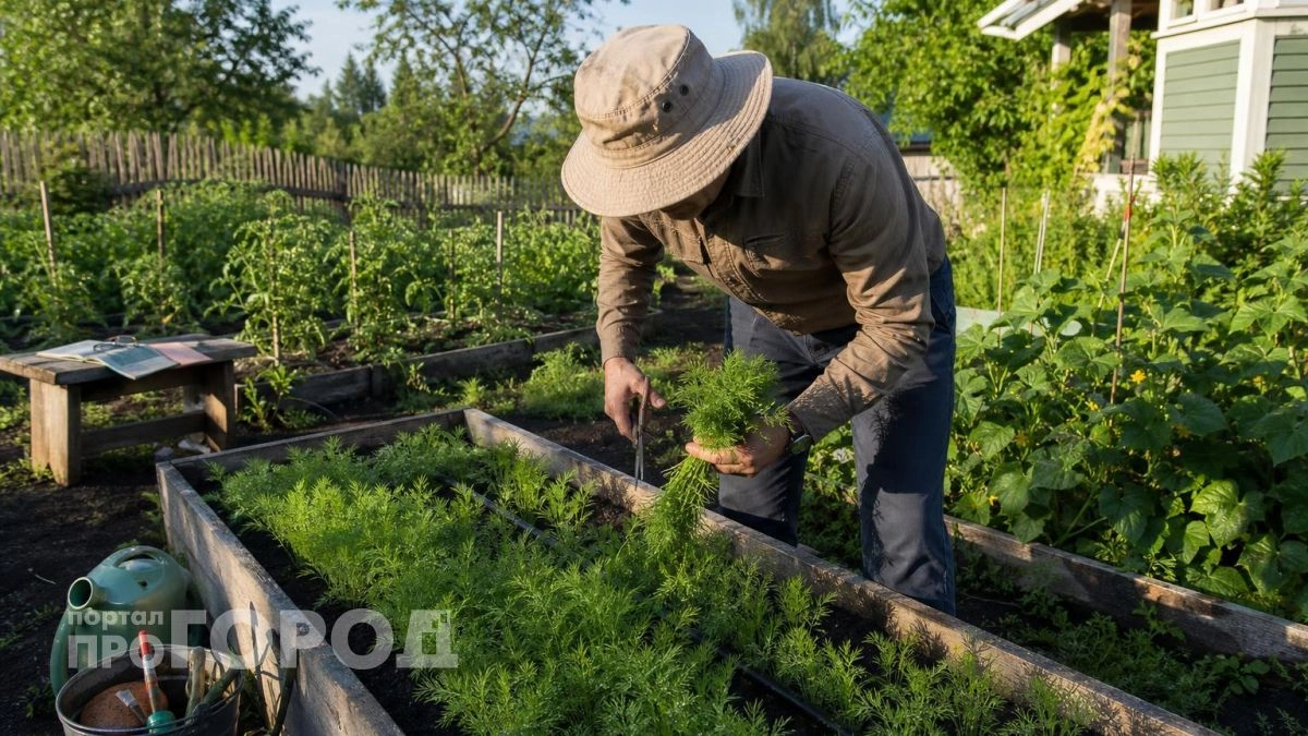 Забыла про полив в жару: мой укроп растет густыми кустами до самых заморозков благодаря одной хитрости
