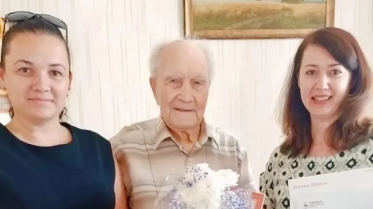 Нижегородский ветеран с медалью «За Отвагу» встретил 100-летие