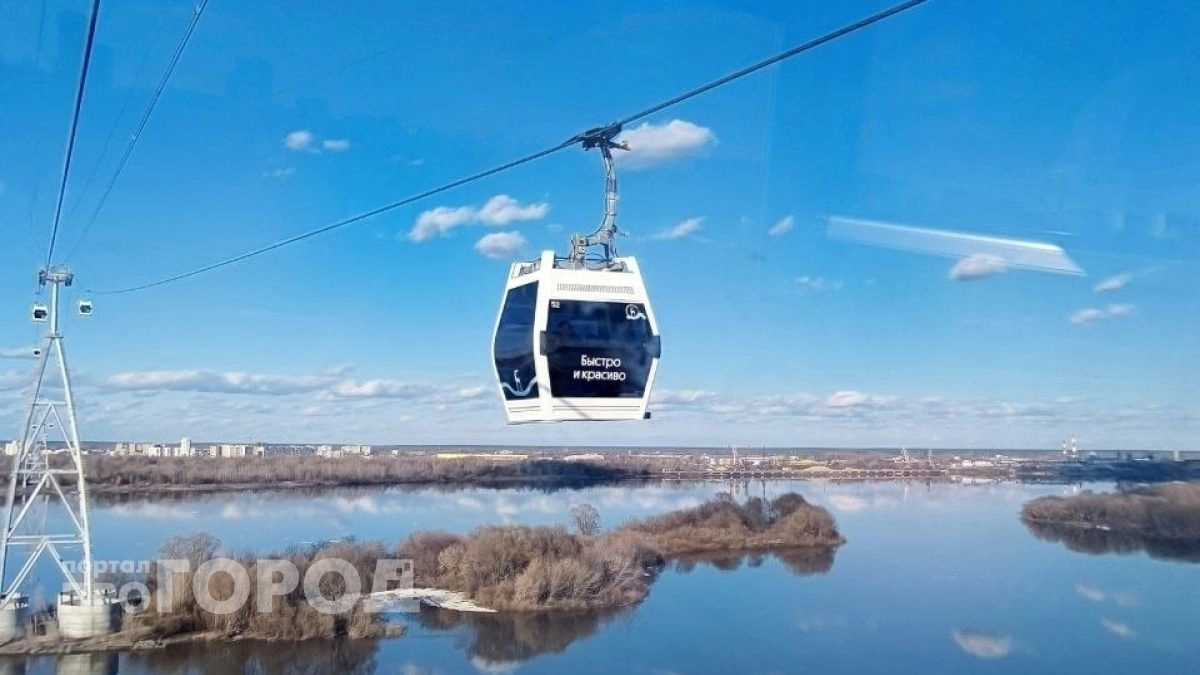 Нижегородская канатная дорога временно перейдет на новое расписание