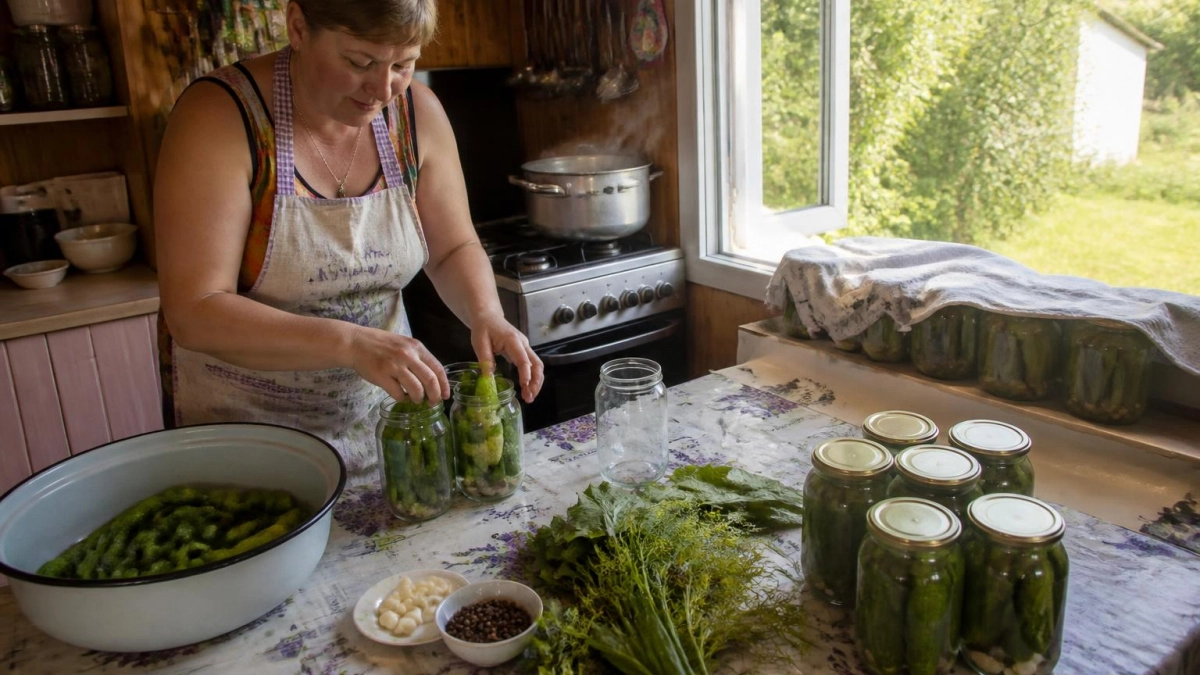 Так вкусно, что трещит за ушками: самый простой рецепт хрустящих маринованных огурцов на зиму - готовлю каждый год