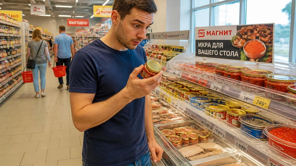 Купил деликатесную икру в "Магните" за 89 рублей – не ожидал такого сюрприза: честный отзыв
