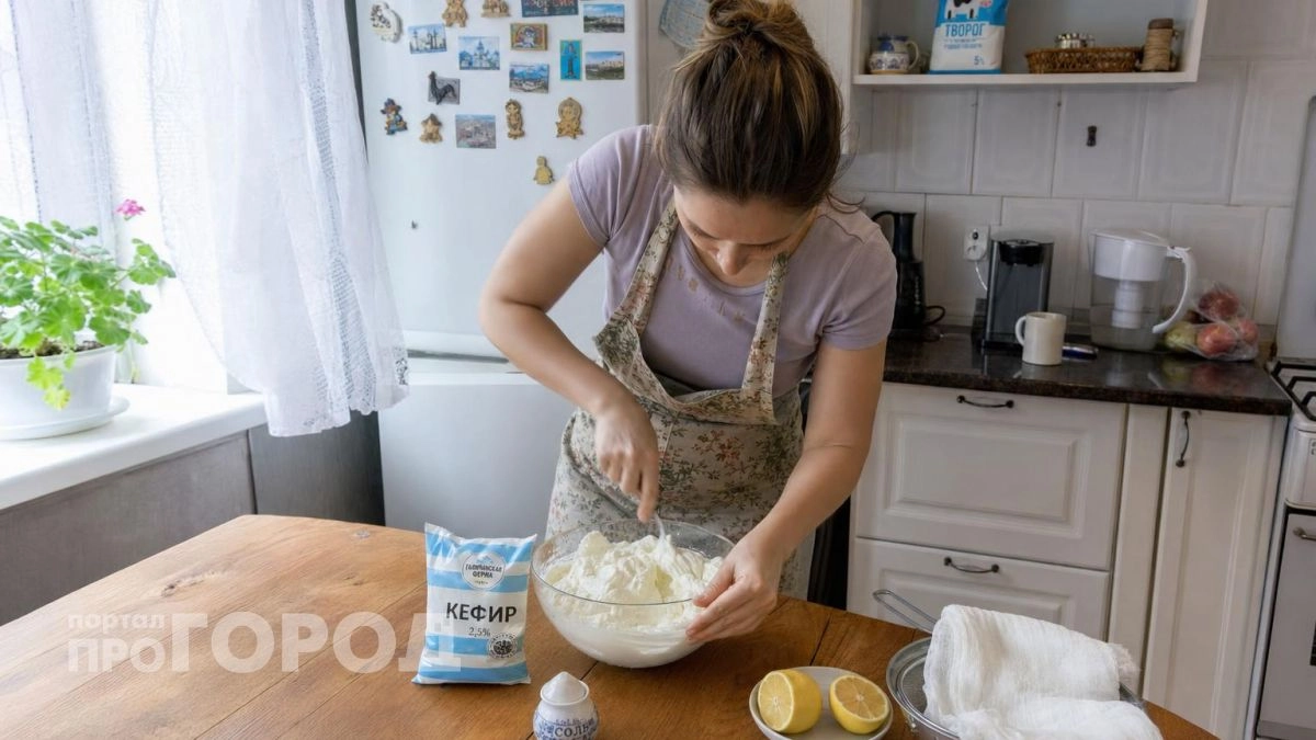 Кидаю пачку кефира в морозилку - сыр больше не покупаю: готовим вкуснейший домашний быстро и дешево
