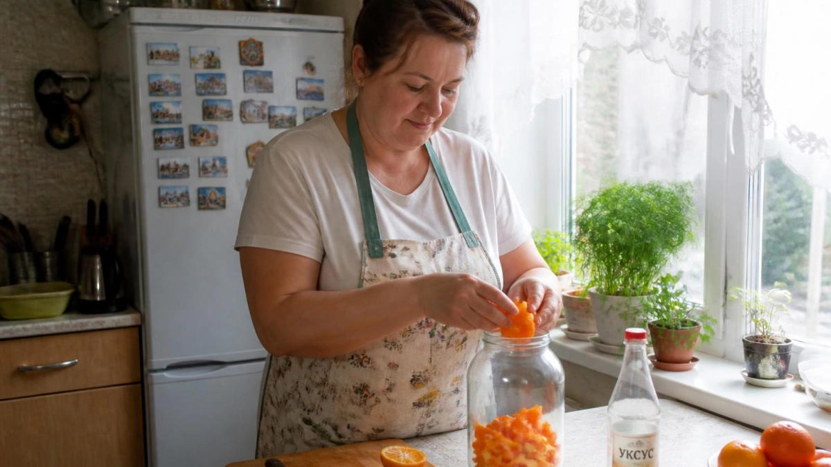 Больше не мусор: зачем заливать мандариновые корки уксусом - хитрость на всю зиму