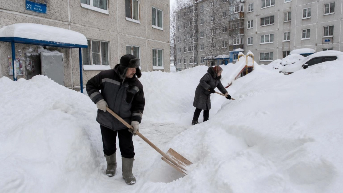 В Нижегородской области выпало в три раза больше снега, чем обычно