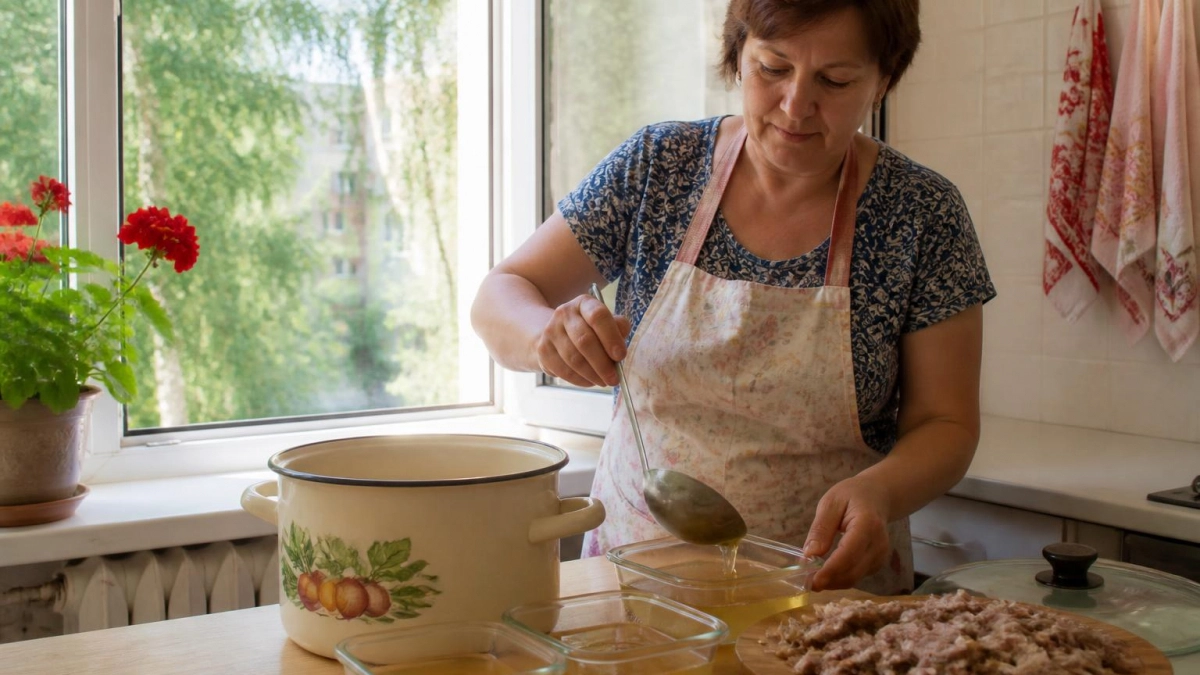 Бульон, как стекло, а желе – как гранит: мой способ варить холодец без грамма желатина