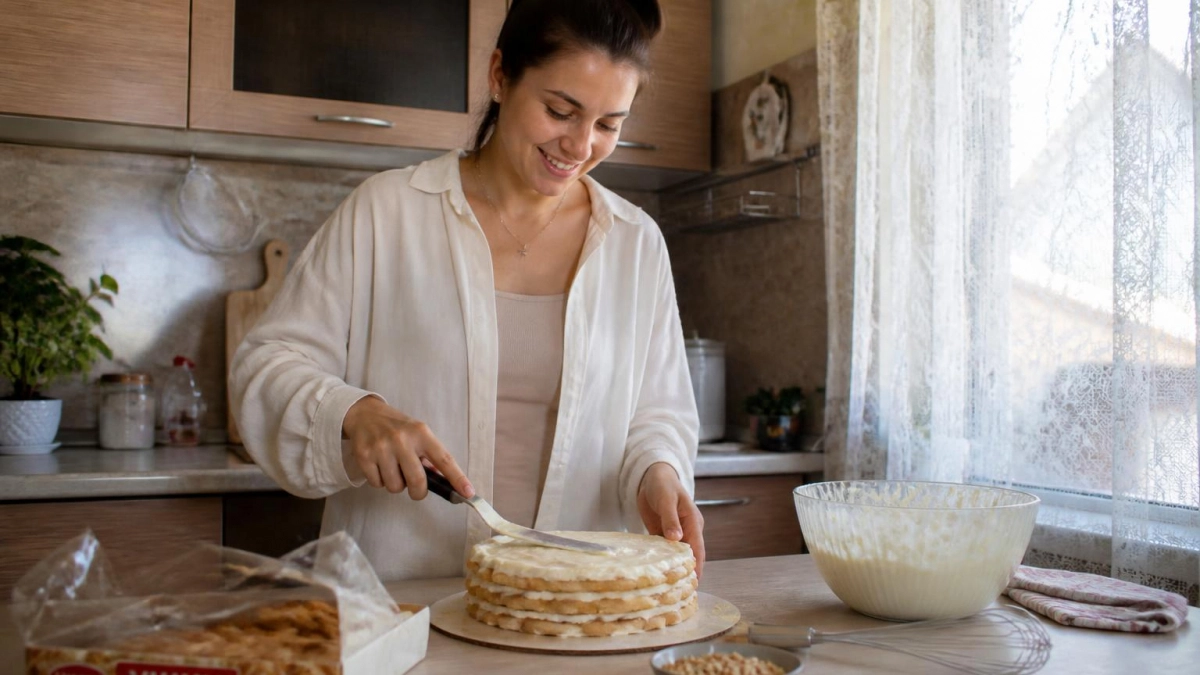 Готовлю «Наполеон» за 15 минут без духовки – вкуснее магазинного: все подруги просят рецепт