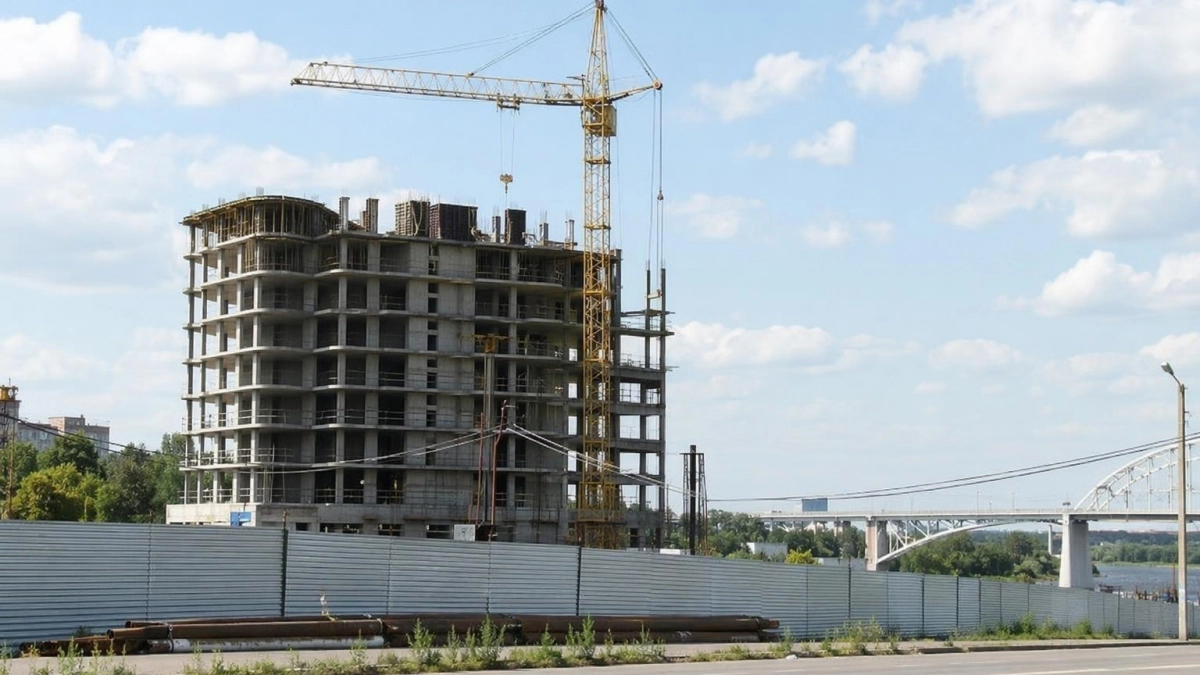 У Мызинского моста в Нижнем Новгороде планируют гостиничный комплекс с домиками и банями