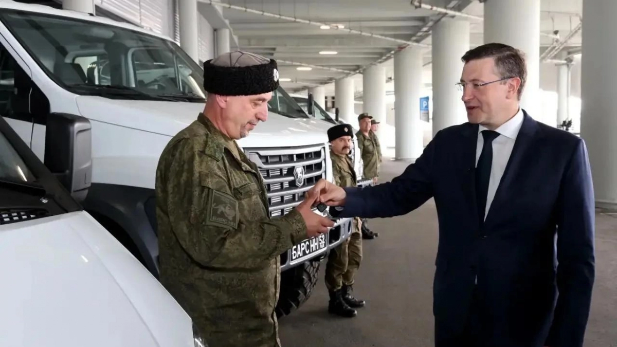 Нижегородские резервисты "БАРС-НН" получили 45 новых автомобилей