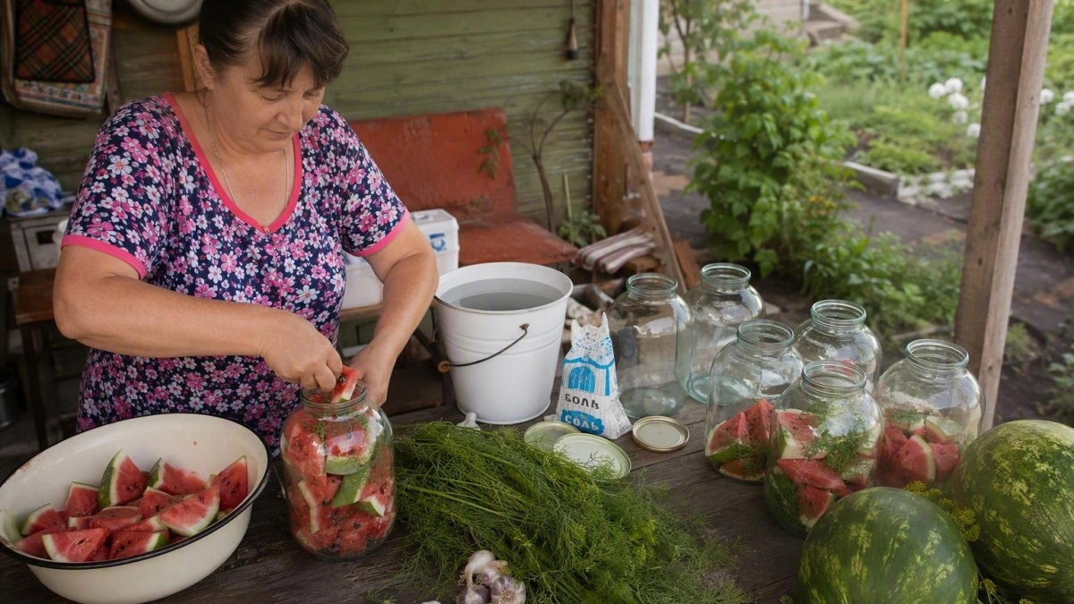 Как заквасить арбуз в банках без уксуса: проверенный пошаговый рецепт на 5 килограммов