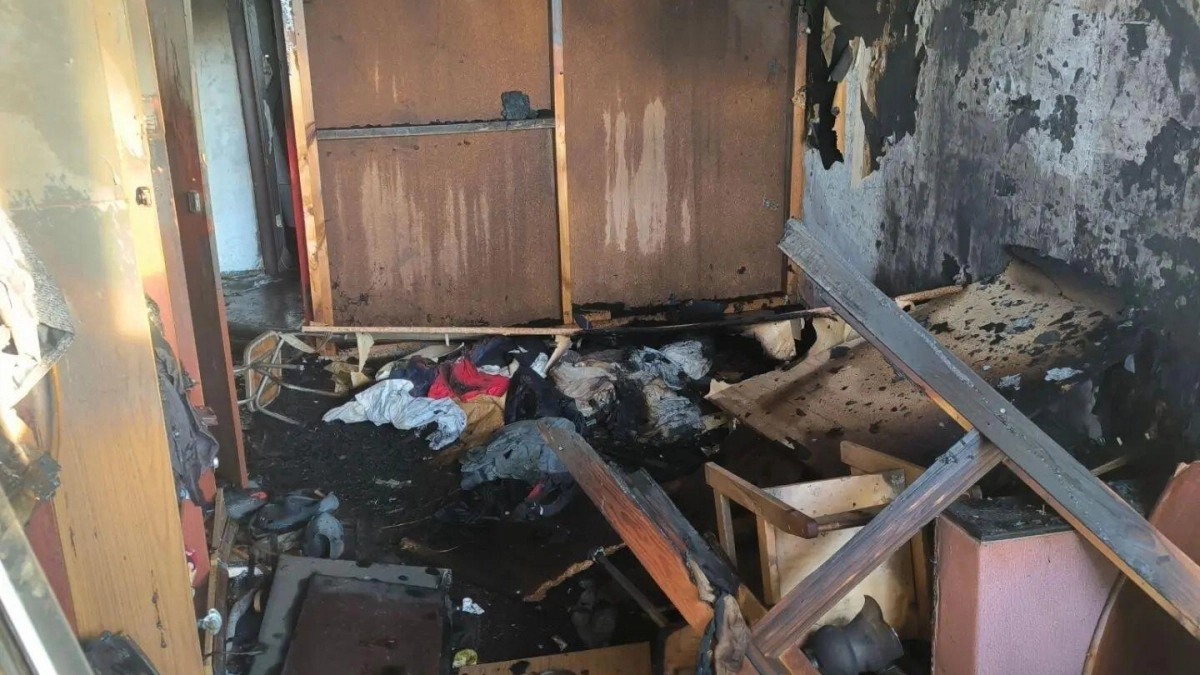 Один человек погиб при пожаре в многоквартирном доме в Московском районе Нижнего Новгорода