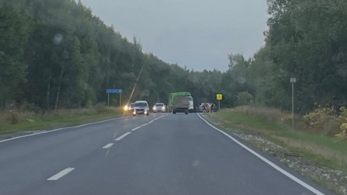 Смертельное столкновение мусоровоза и Hyundai произошло на трассе под ВачейСмертельное столкновение мусоровоза и Hyundai произошло на трассе