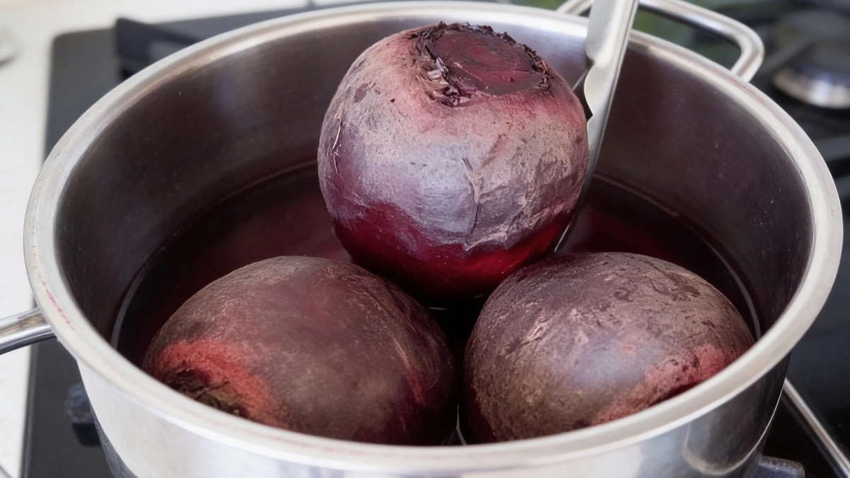 Варить свеклу часами не нужно — хватит 15 минут: овощ станет вкуснее и сочнее всего благодаря одной хитрости