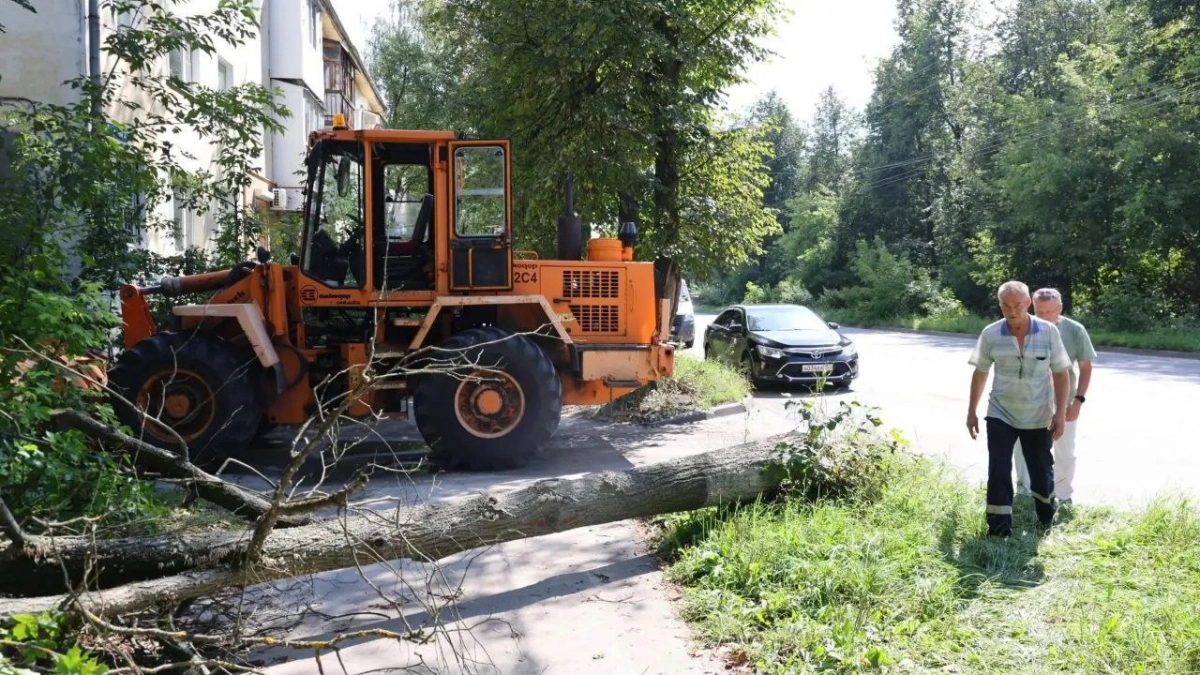 В Дзержинске после урагана без света остались 22 дома, а провода схлестнулись 18 раз